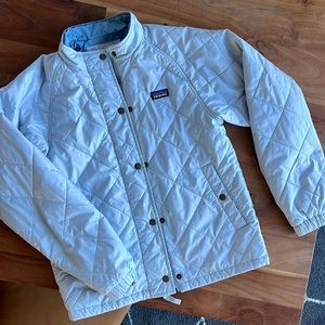 Kids pale blue Patagonia puffer